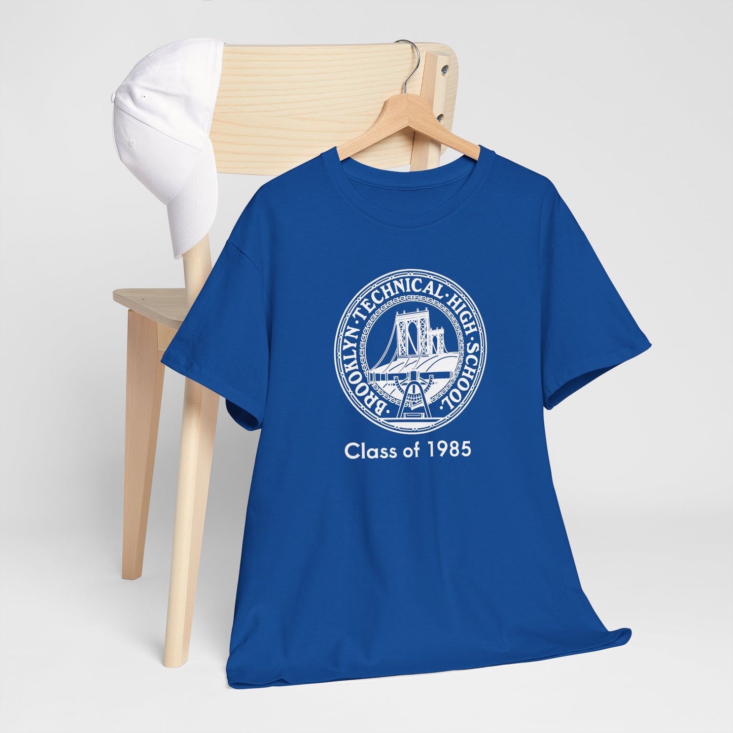 Classic Tech Logo - Class Of 1985 - Men's  Heavy Cotton T-Shirt