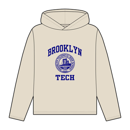Brooklyn Tech Classic Logo - Ladies Organic Relaxed Fit Hoodie
