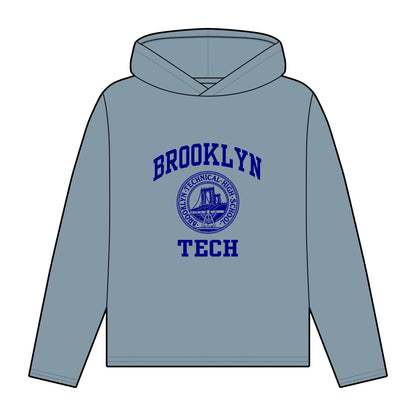 Brooklyn Tech Classic Logo - Ladies Organic Relaxed Fit Hoodie