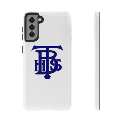 Stacked Logo - Tough Phone Cases - White