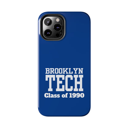 Brooklyn Tech Class Of 1990 Tough Phone Case - Blue