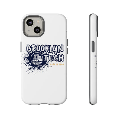 Class Of 1990 Commemorative Tough Cases - Apple & Samsung Only - Gold Font On White Background