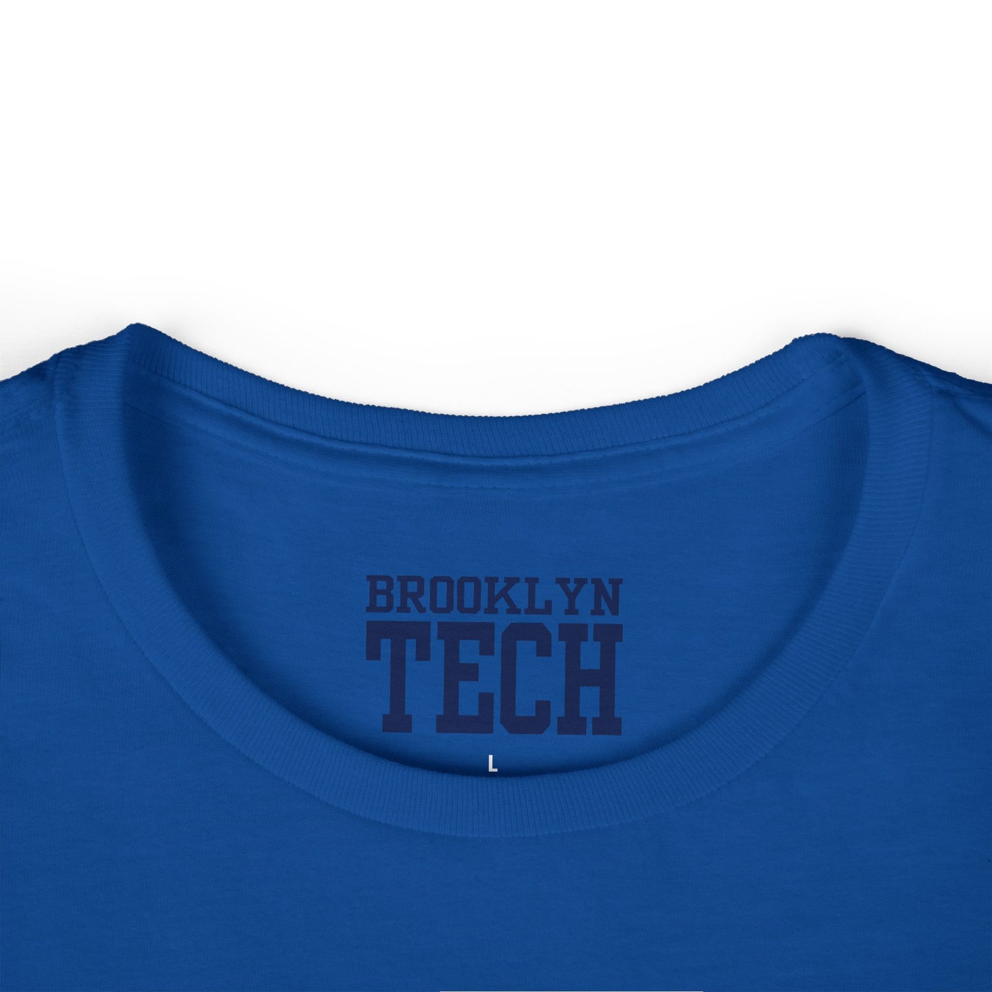 Boutique - Dekalb Ave & Brooklyn Tech Pl. - Ladies Softstyle T-Shirt - Blue Graphic