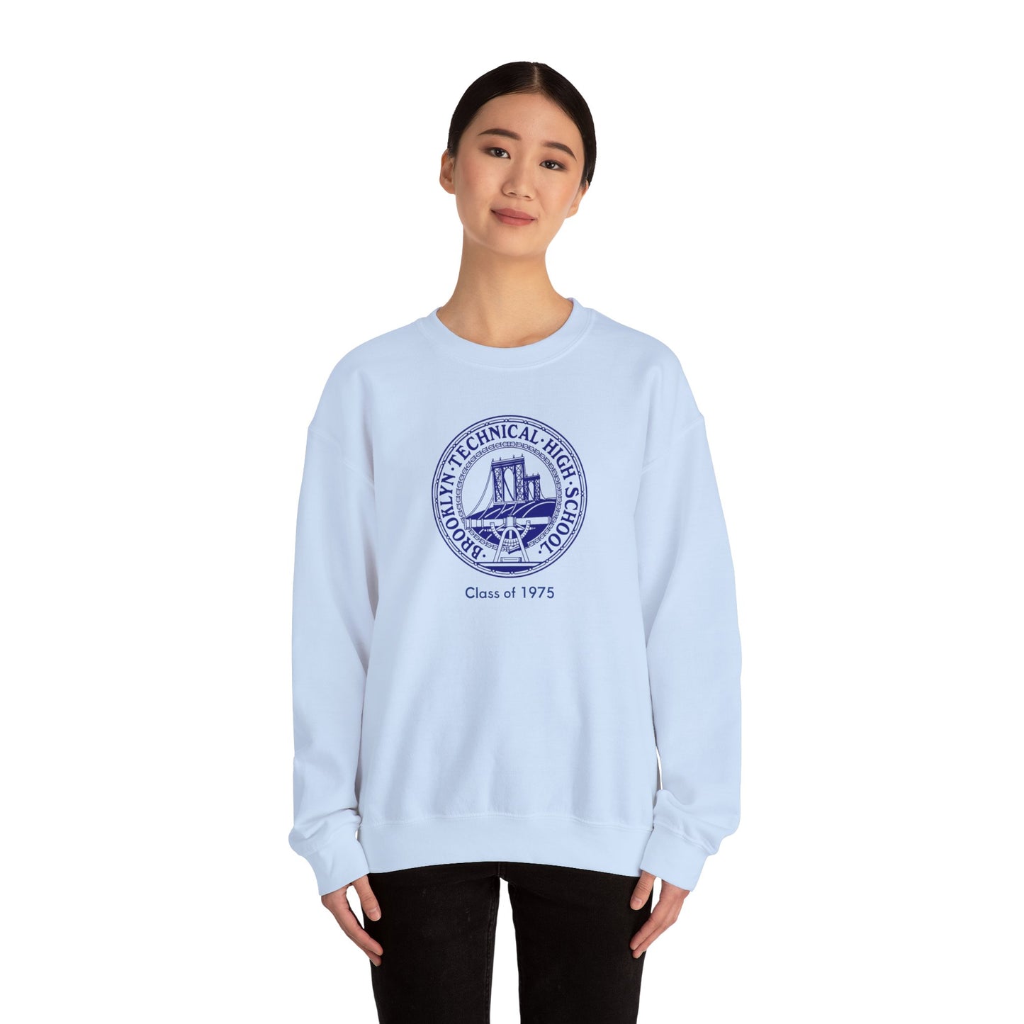 Classic Tech Logo - Class Of 1975 - Men's Heavy Blend™ Crewneck Sweatshirt