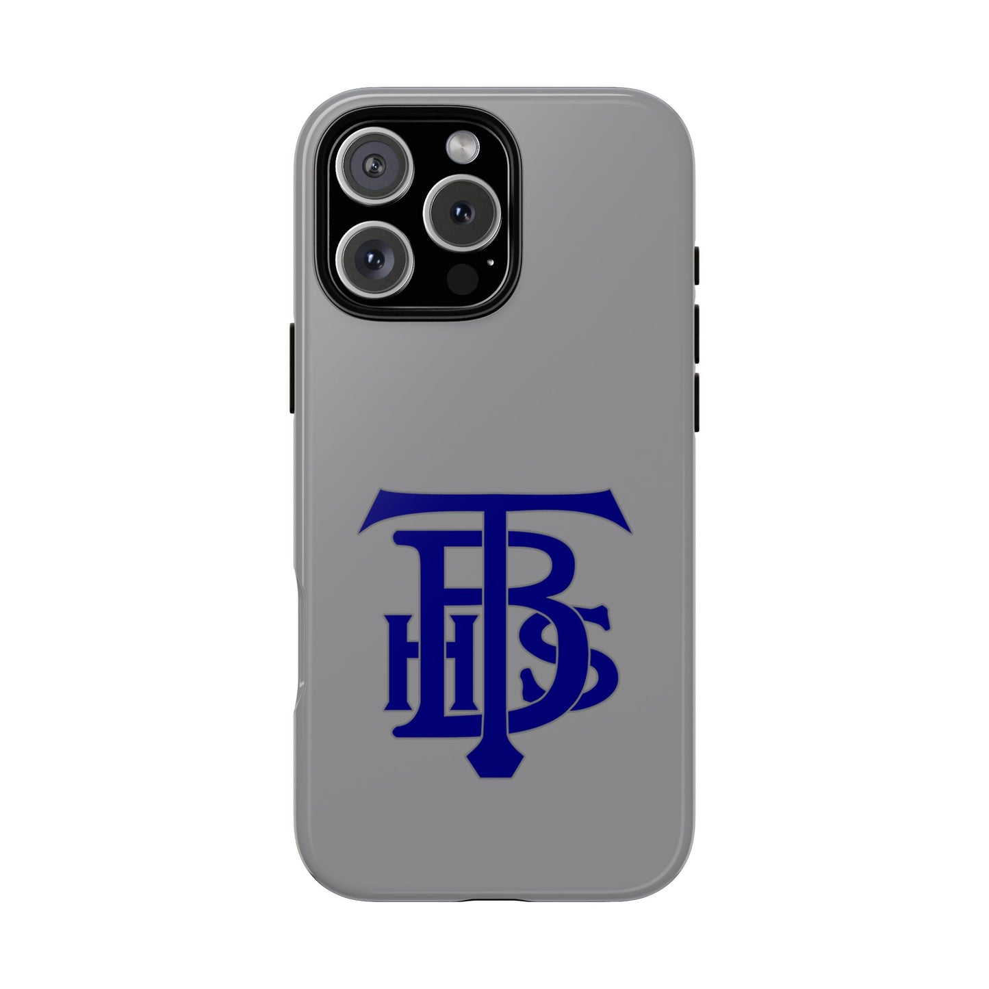 Stacked Logo - Tough Phone Cases - Gray - iPhones