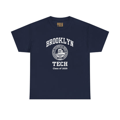 Brooklyn Tech Classic Logo - Men's Heavy Cotton T-Shirt - Class Of 2029