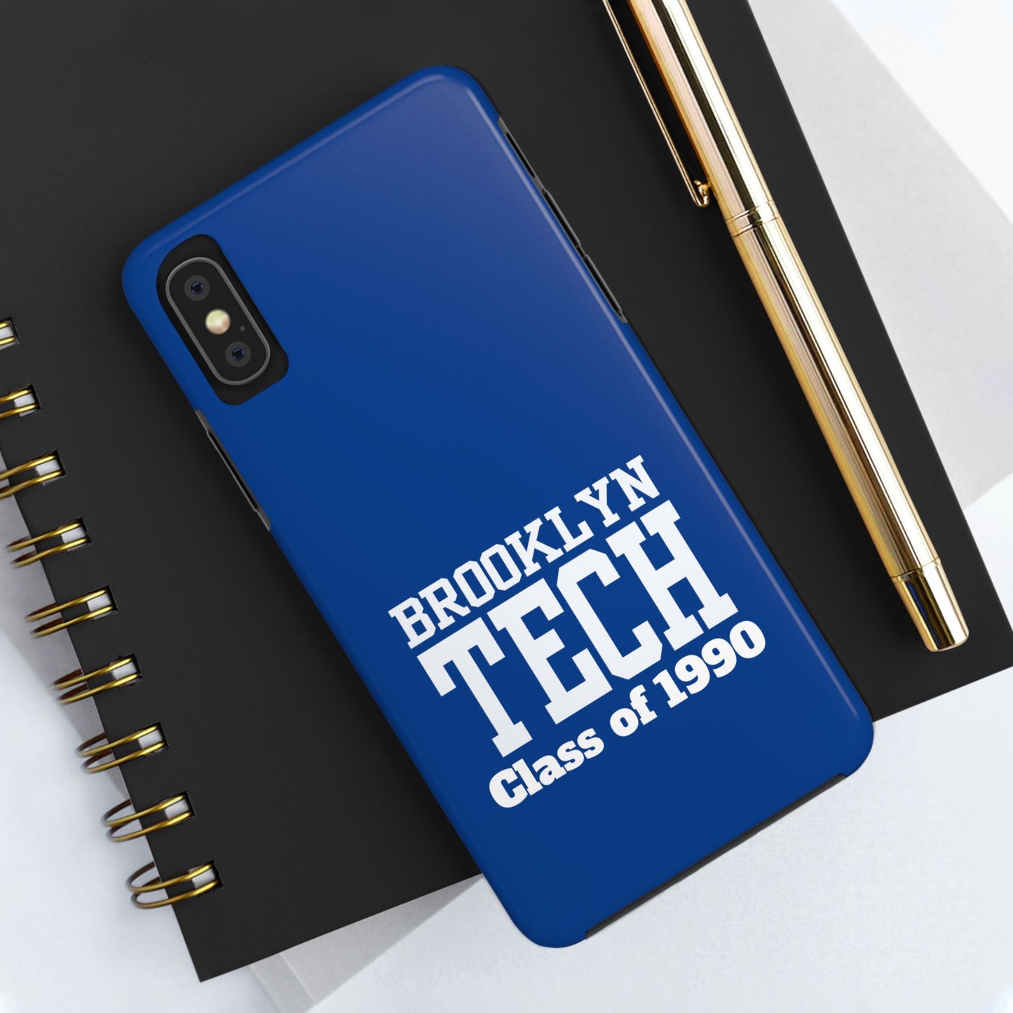 Brooklyn Tech Class Of 1990 Tough Phone Case - Blue