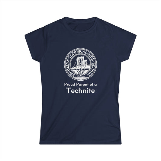 Family - Proud Parent Of A Technite - Ladies Softstyle T-Shirt