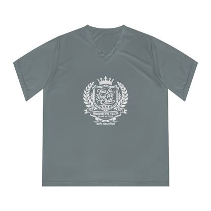 Class of 1996 - Ladies V-Neck Athletic Moisture-Wicking T-Shirt