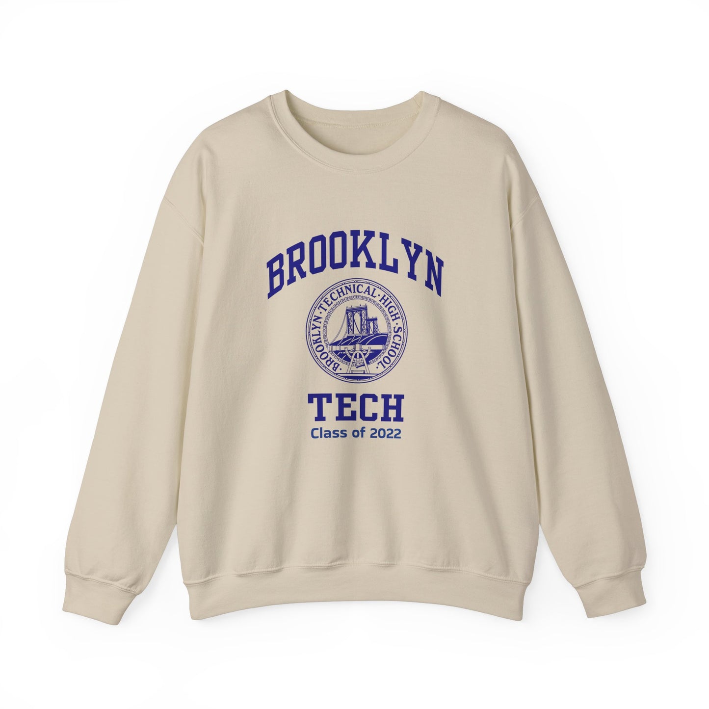 Brooklyn Tech Classic Logo - Men's Heavy Blend™ Crewneck Sweatshirt - Class of 2022