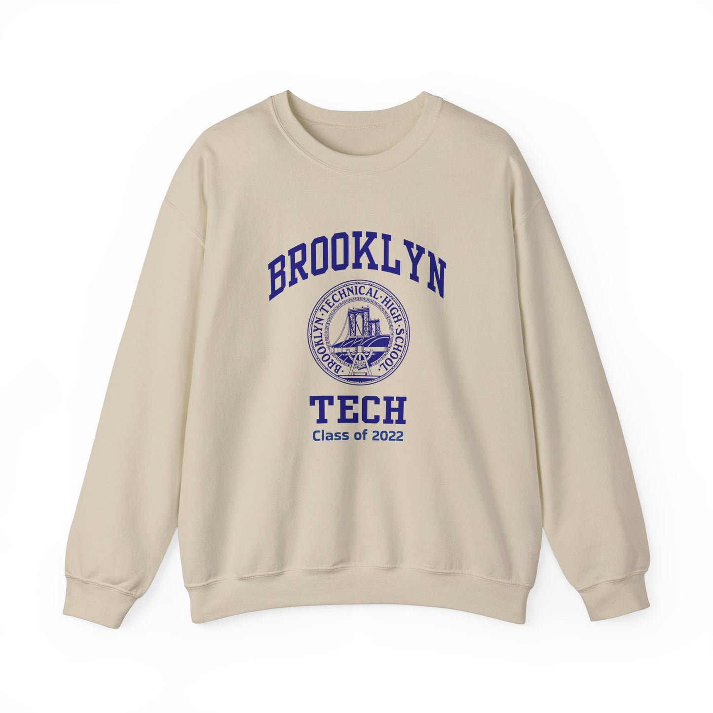 Brooklyn Tech Classic Logo - Men's Heavy Blend™ Crewneck Sweatshirt - Class of 2022