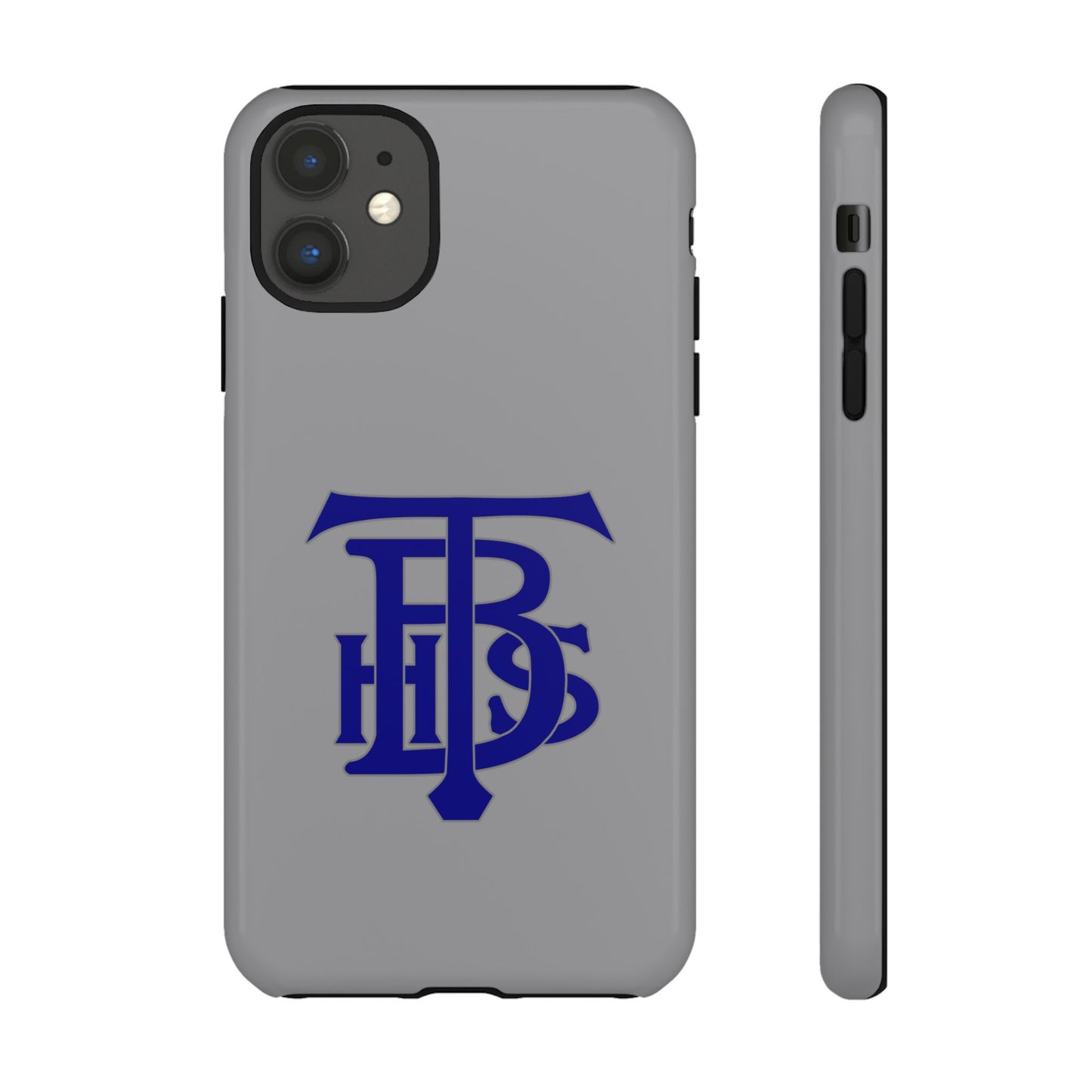 Stacked Logo - Tough Phone Cases - Gray - iPhones