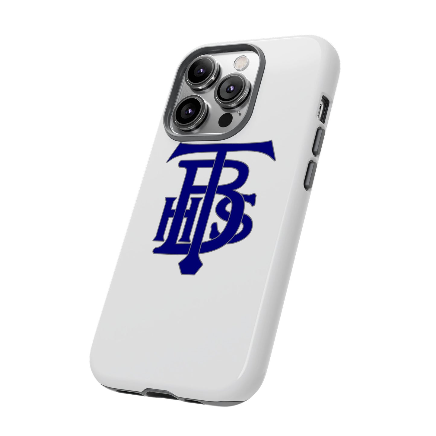 Stacked Logo - Tough Phone Cases - White