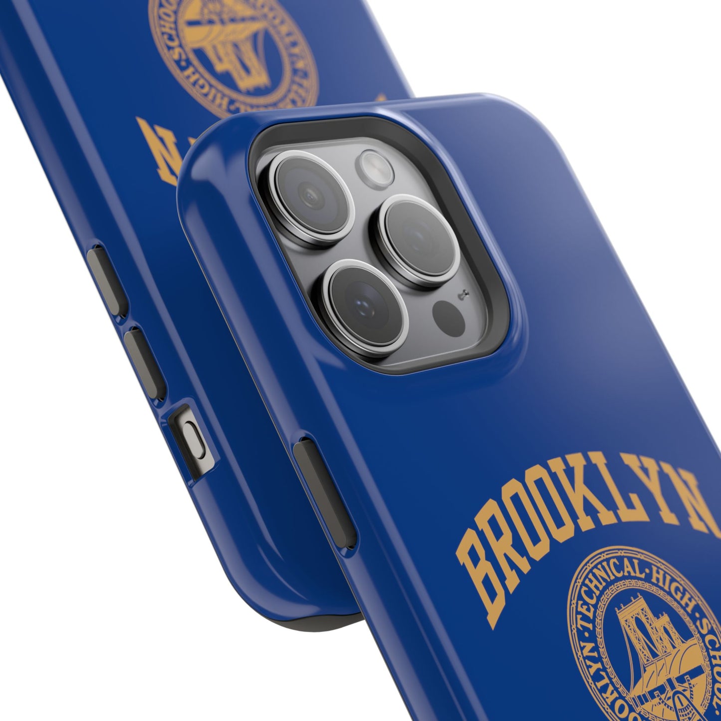 Brooklyn Tech Classic Logo - Impact-Resistant Phone Cases - Iphone Or Samsung - Navy