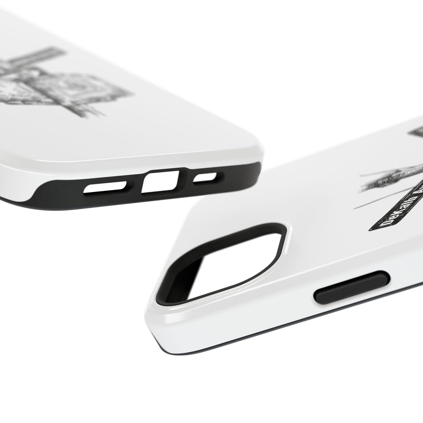 Dekalb Ave & Brooklyn Tech Pl - Impact-Resistant Phone Cases - White