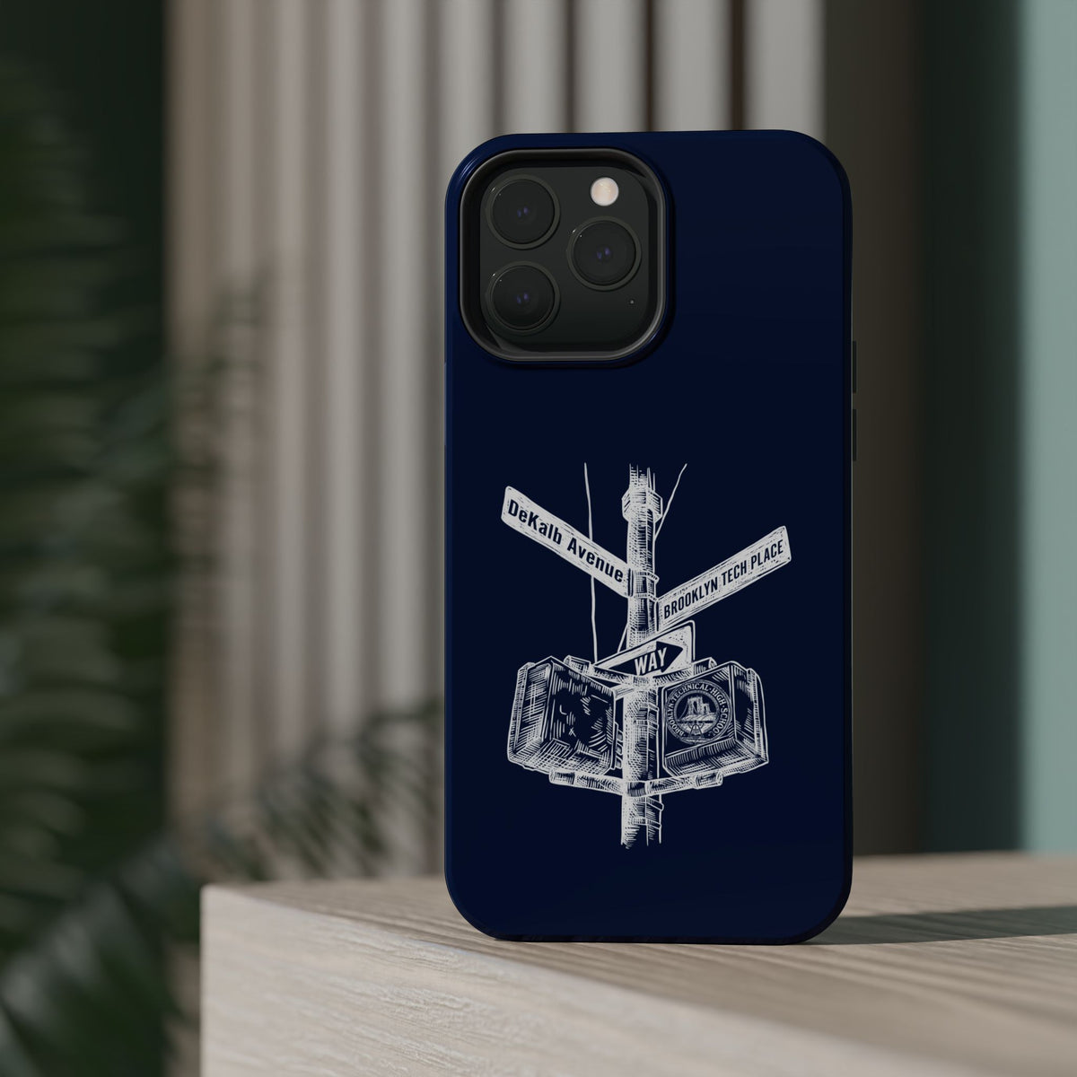 Dekalb Avenue & Brooklyn Tech Pl Magnetic Phone Case