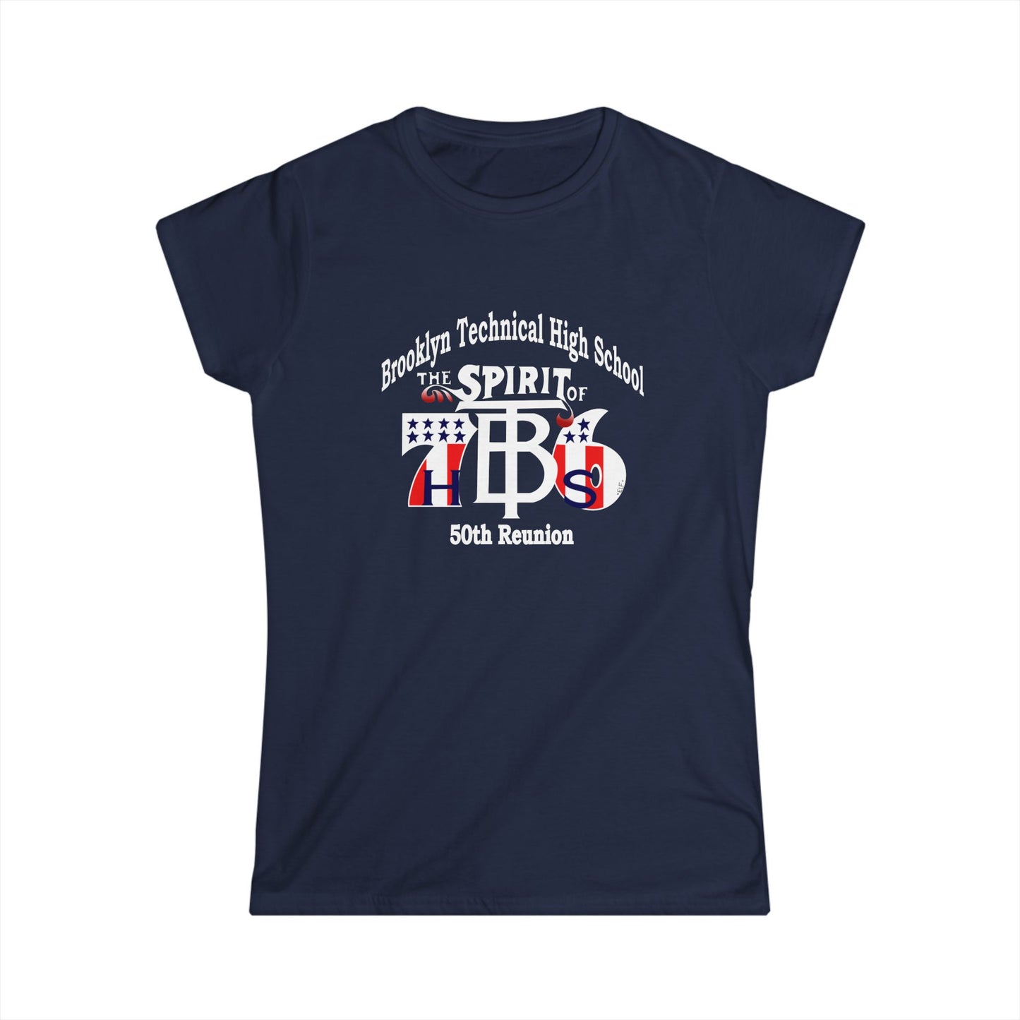 Class of 1976 50th Reunion Ladies Softstyle Tee