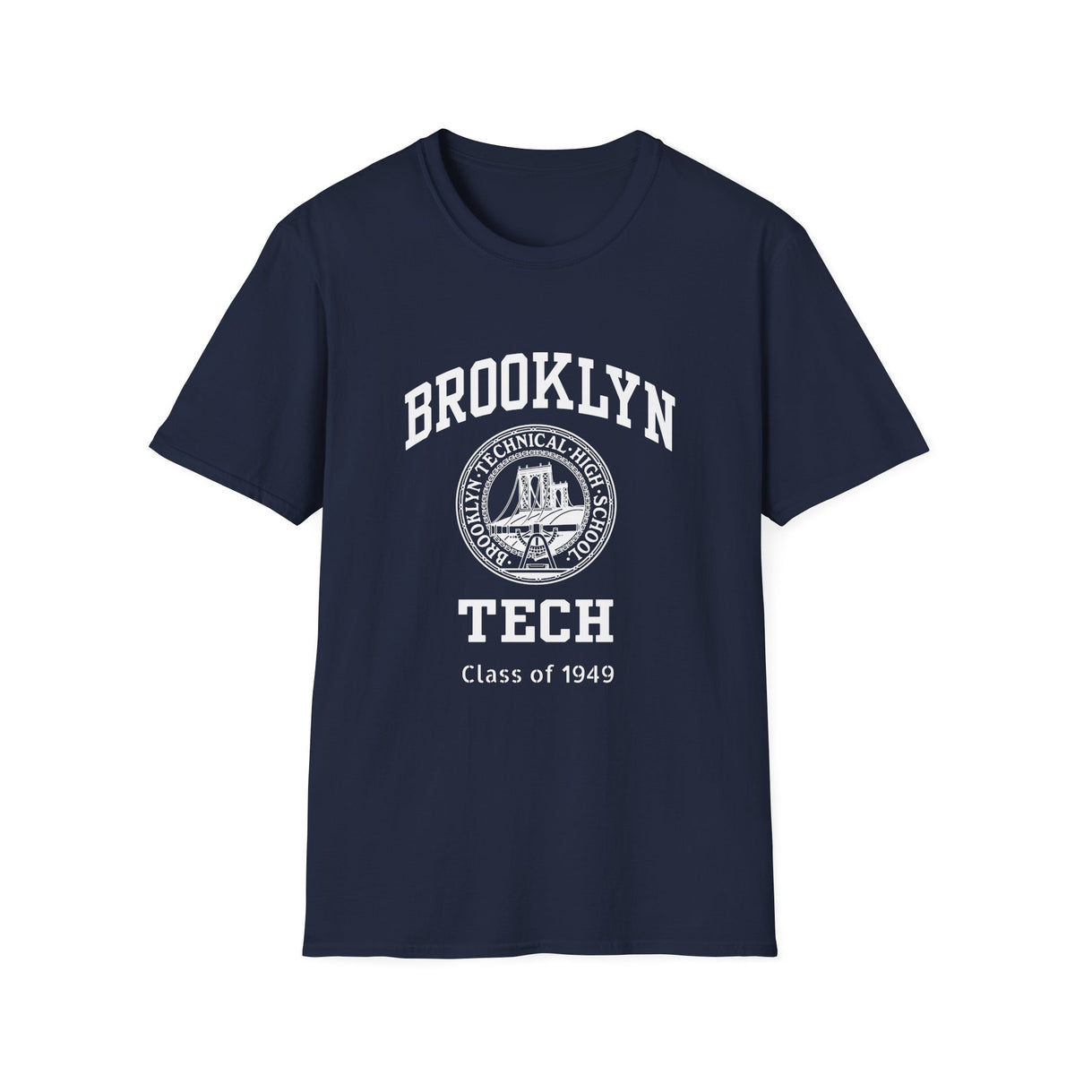 Class of 1949 - Classic Logo with Brooklyn Tech - Gildan Softstyle T-Shirt