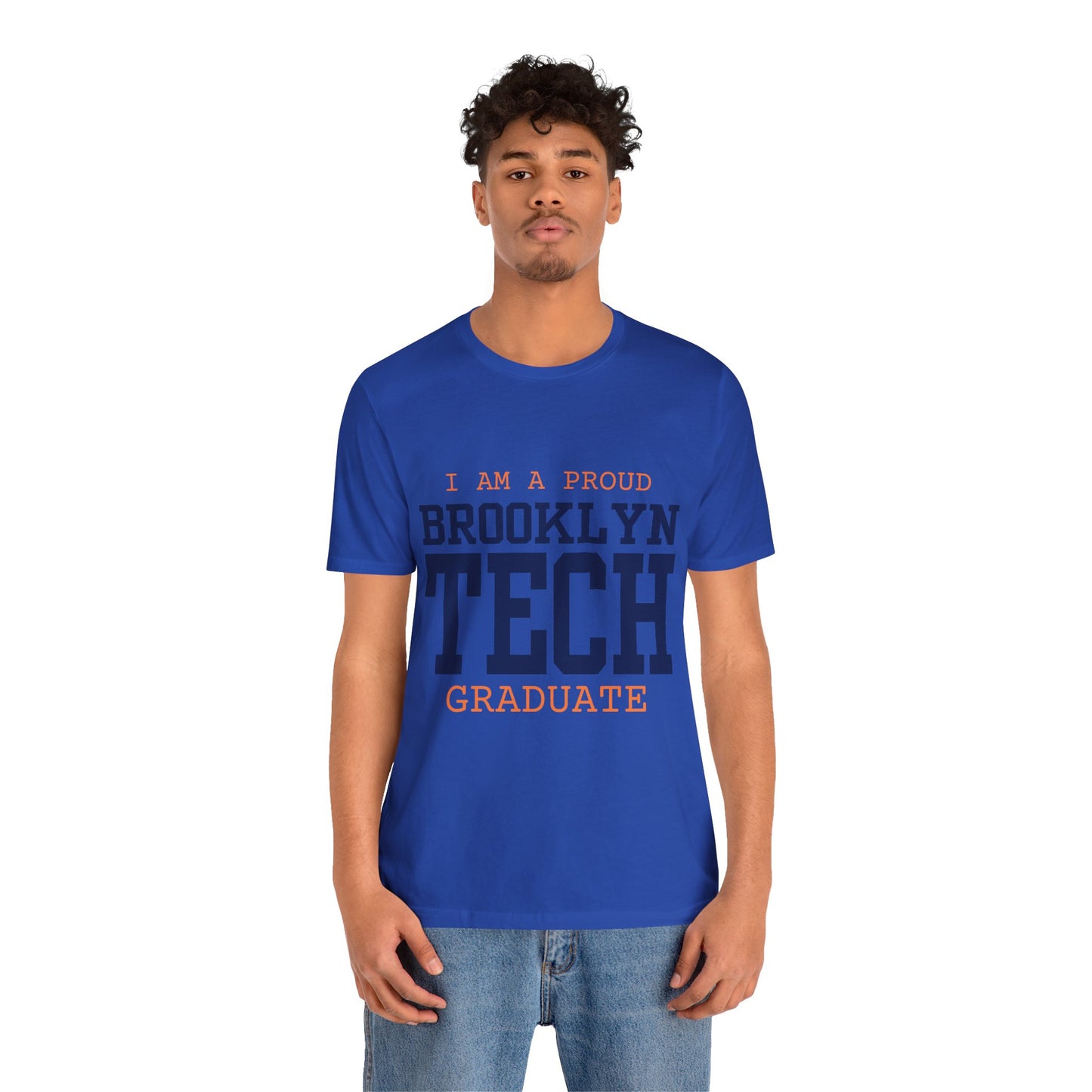 Classic Font - I Am A Proud Brooklyn Tech Graduate - Men's Short Sleeve Jersey