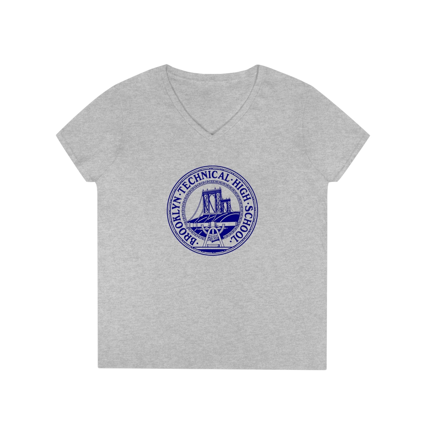 Classic Tech Seal - Ladies V-Neck T-Shirt
