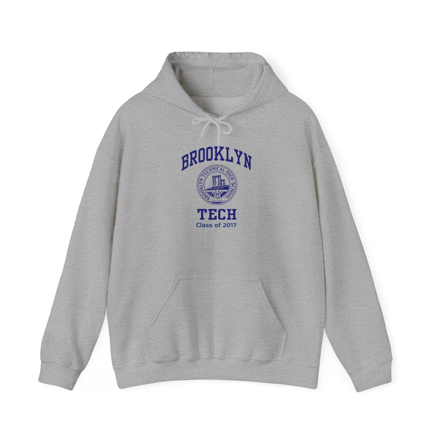 Brooklyn Tech Classic Logo - Men's Heavy Blend™ Hooded Sweatshirt - Class of 2017