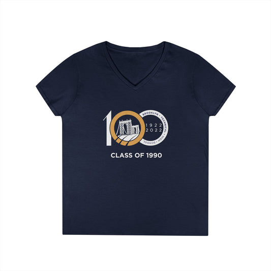 Centennial Ladies' V-Neck T-Shirt - Class Of 1990