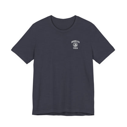 Classic Logo with Brooklyn Tech on Left Chest - Men's Jersey Short Sleeve T-Shirt