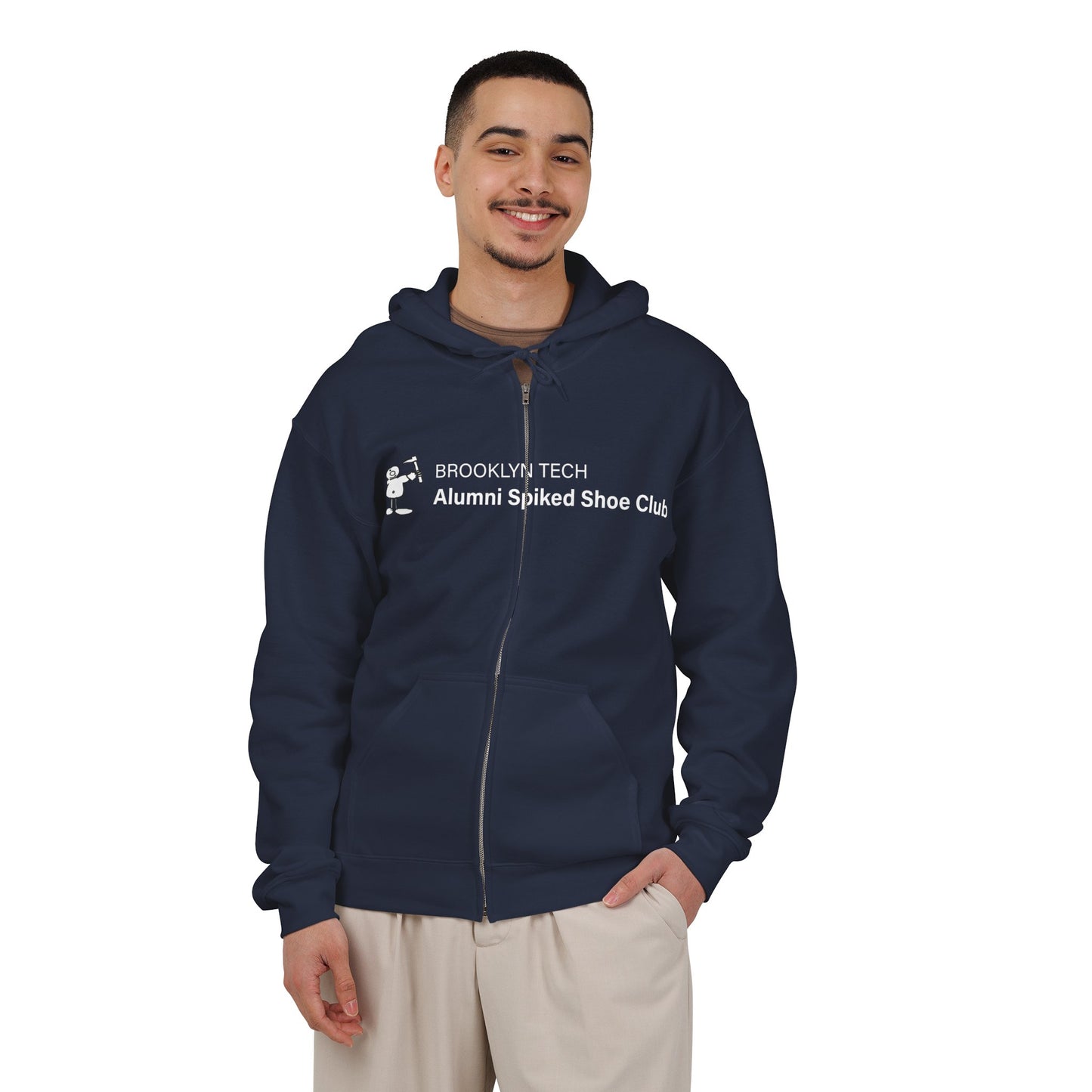 Brooklyn Tech Alumni Spikers Shoe Club Zip Hoodie