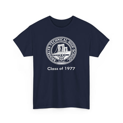 Classic Tech Seal - Men's Heavy Cotton T-Shirt - Class Of 1977