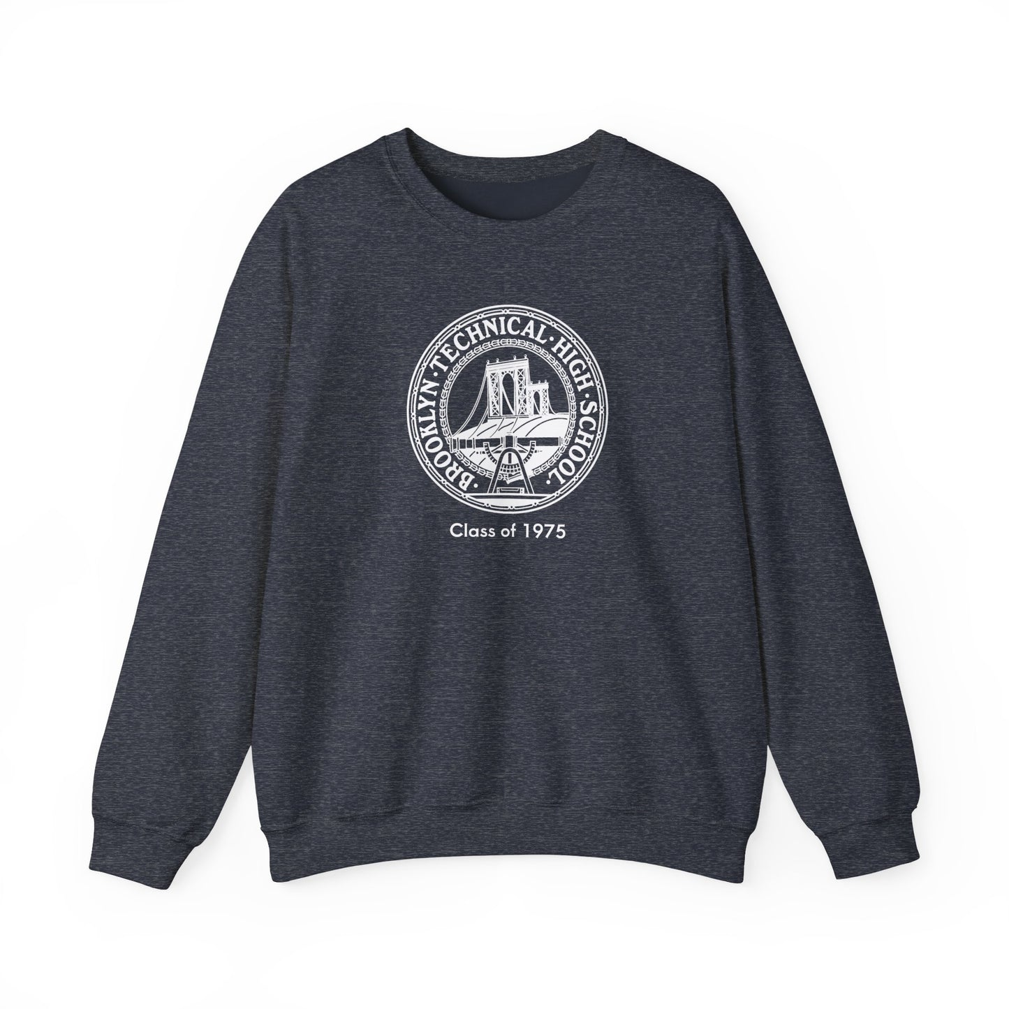 Classic Tech Logo - Class Of 1975 - Men's Heavy Blend™ Crewneck Sweatshirt
