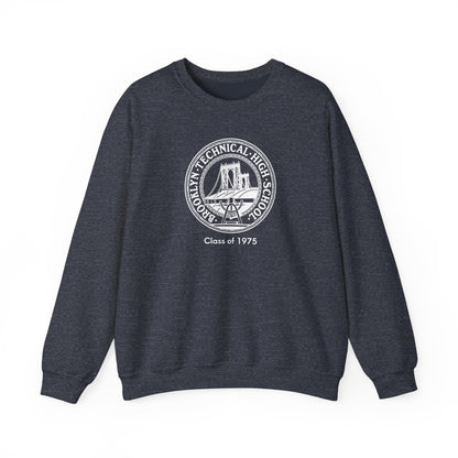 Classic Tech Logo - Class Of 1975 - Men's Heavy Blend™ Crewneck Sweatshirt