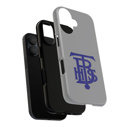 Stacked Logo - Tough Phone Cases - Gray - iPhones