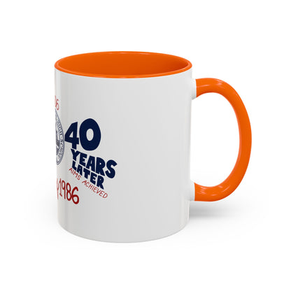 Class of 1986 Coffee Mug with navy handle (11oz, 15oz)