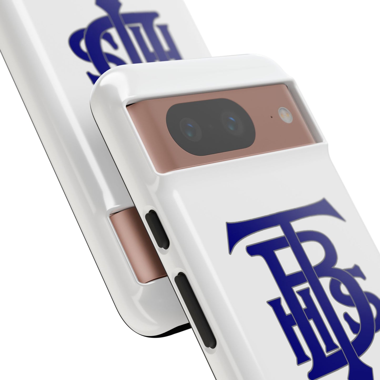 Stacked Logo - Tough Phone Cases - White