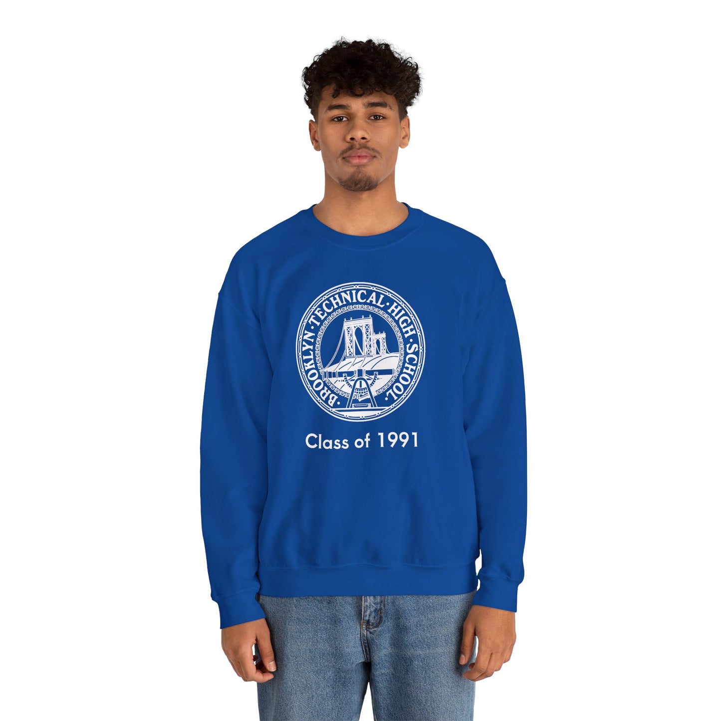 Classic Tech Seal - Men's Heavy Blend Crewneck Sweatshirt - Class Of 1991