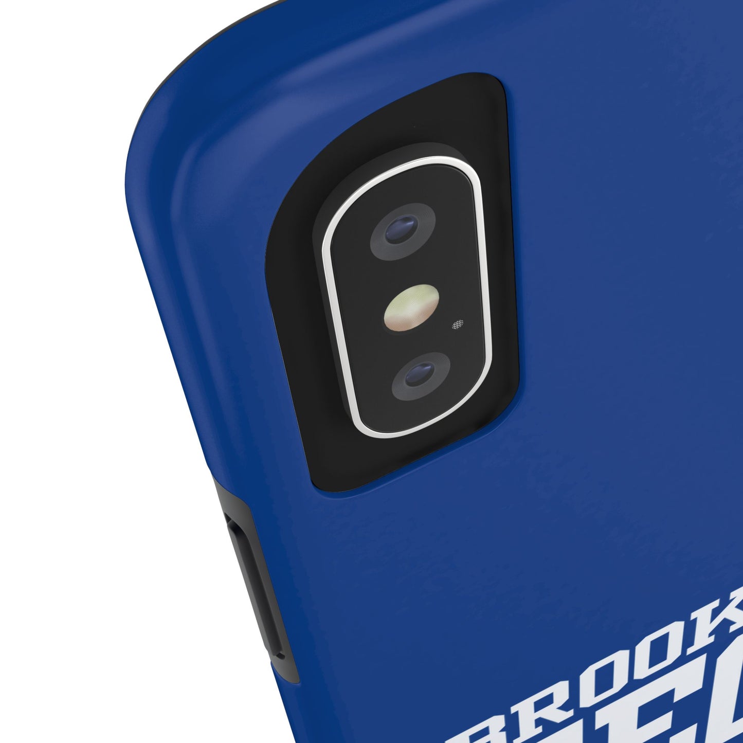 Brooklyn Tech Class Of 1985 Tough Phone Case - Navy-Blue With White Graphics