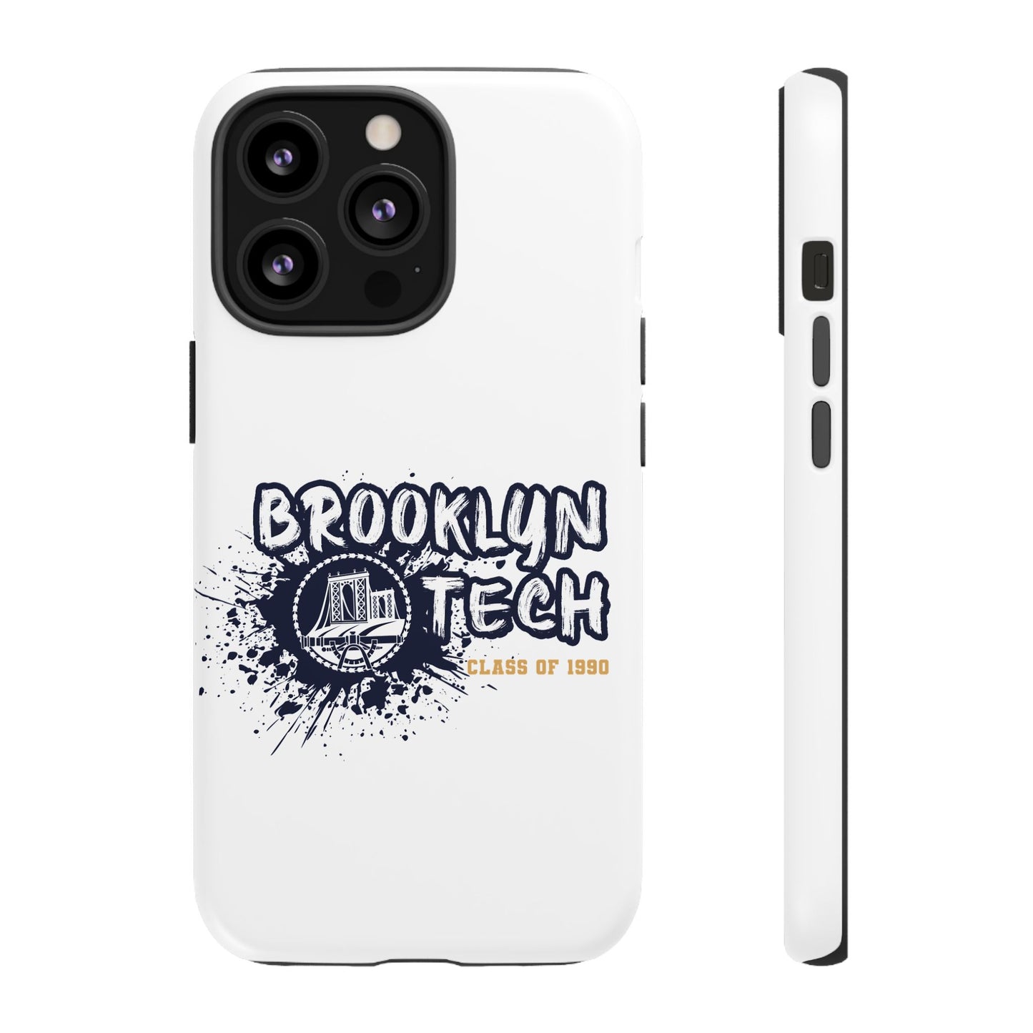 Class of 1990 Commemorative Tough Cases - iPhone Only - Gold font on White background