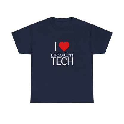 Boutique - I Love Brooklyn Tech Unisex Heavy Cotton T-shirt (Modern Font)