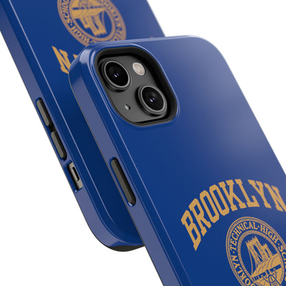 Brooklyn Tech Classic Logo - Impact-Resistant Phone Cases - Iphone Or Samsung - Navy