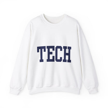 Tech - Classic Font - Men's Heavy Blend Crewneck Sweatshirt