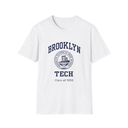 Class of 1950 - Classic Logo with Brooklyn Tech - Gildan Softstyle T-Shirt