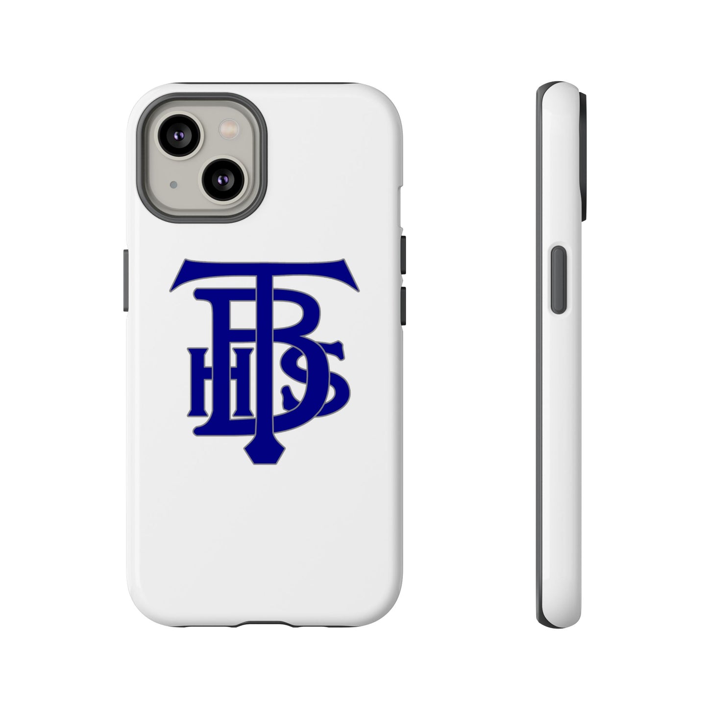 Stacked Logo - Tough Phone Cases - White