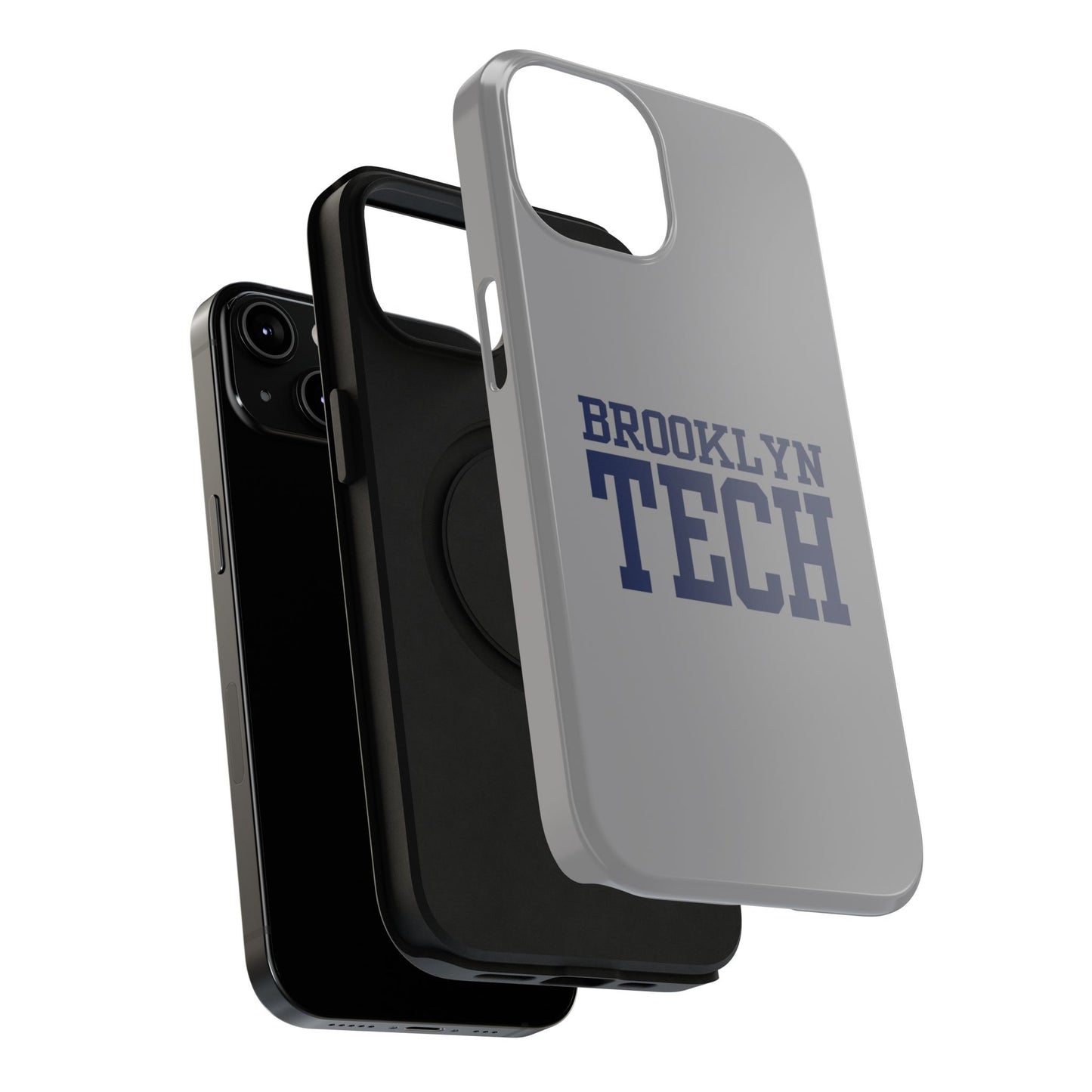 Brooklyn Tech - Impact-Resistant Phone Cases - Iphone Or Samsung - Gray