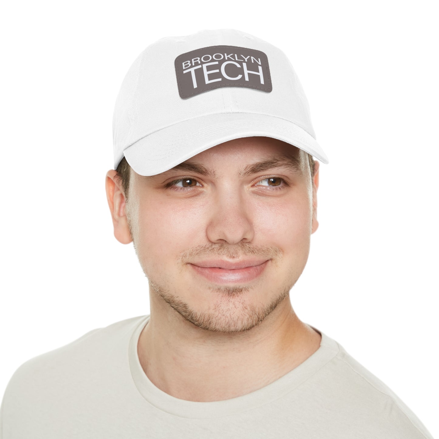 Modern Brooklyn Tech - Hat With Rectangular Leather Patch