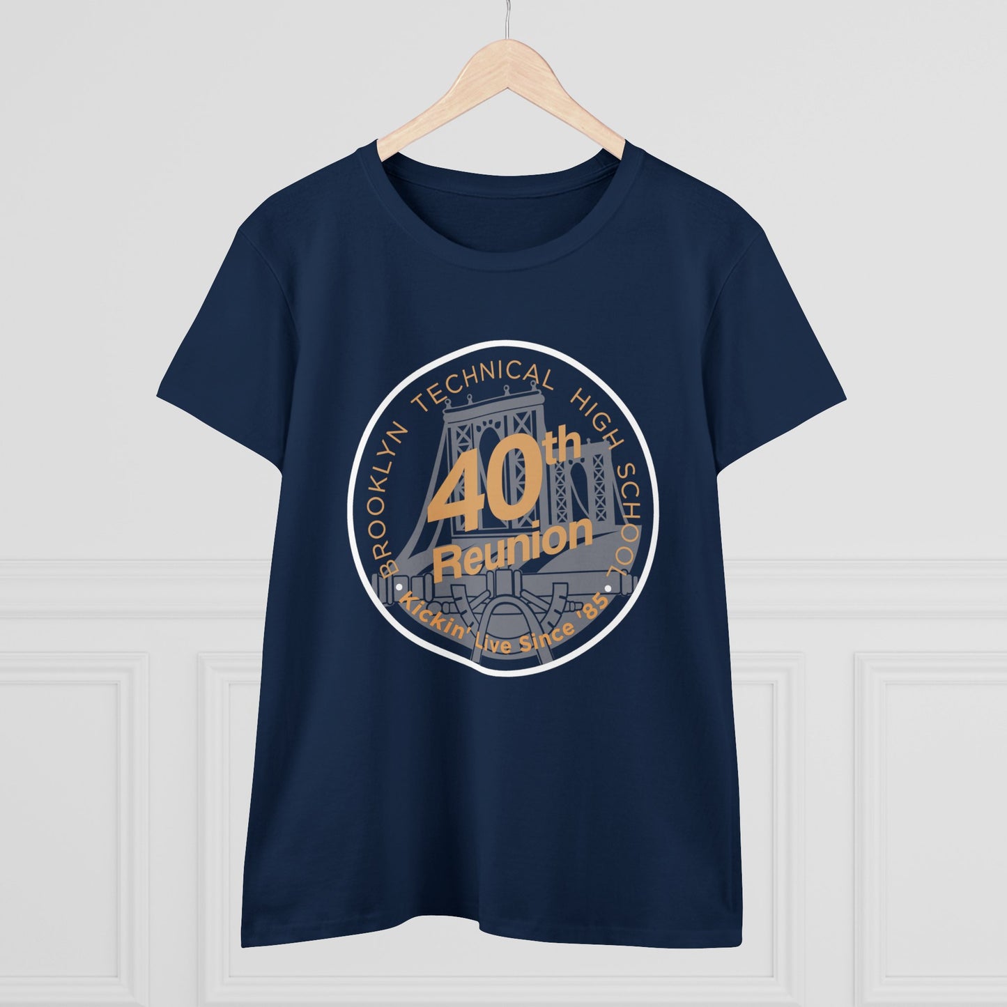 Class Of 1985 Commemorative Women's Midweight Cotton T-Shirt - 40th Reunion