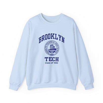 Brooklyn Tech Classic Logo - Men's Heavy Blend™ Crewneck Sweatshirt - Class Of 1995
