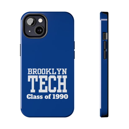 Brooklyn Tech Class Of 1990 Tough Phone Case - Blue