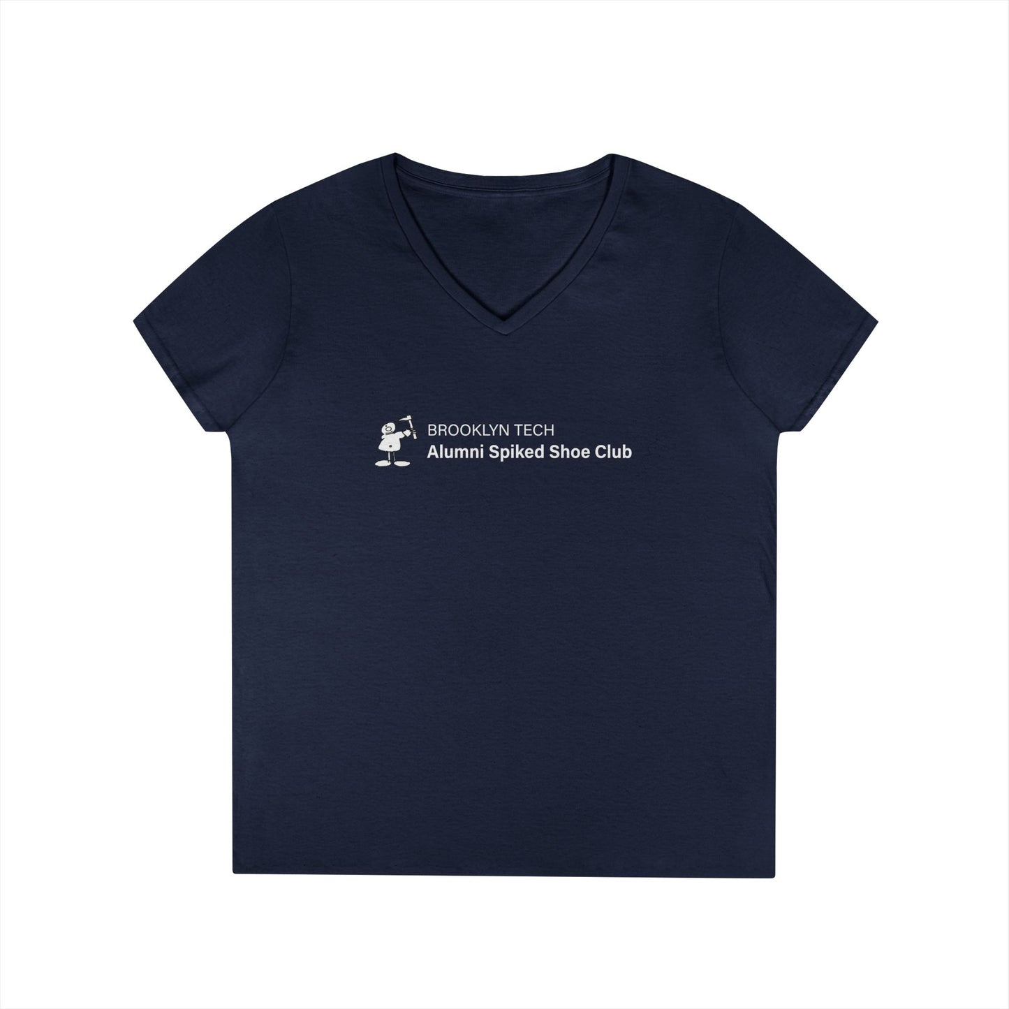 Brooklyn Tech Alumni Spiked Shoe Club Ladies' V-Neck T-Shirt
