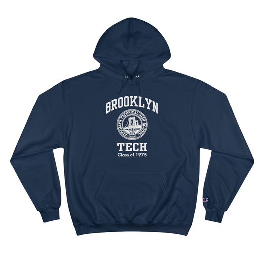 Brooklyn Tech Classic Logo - Champion Hoodie - Class of 1975