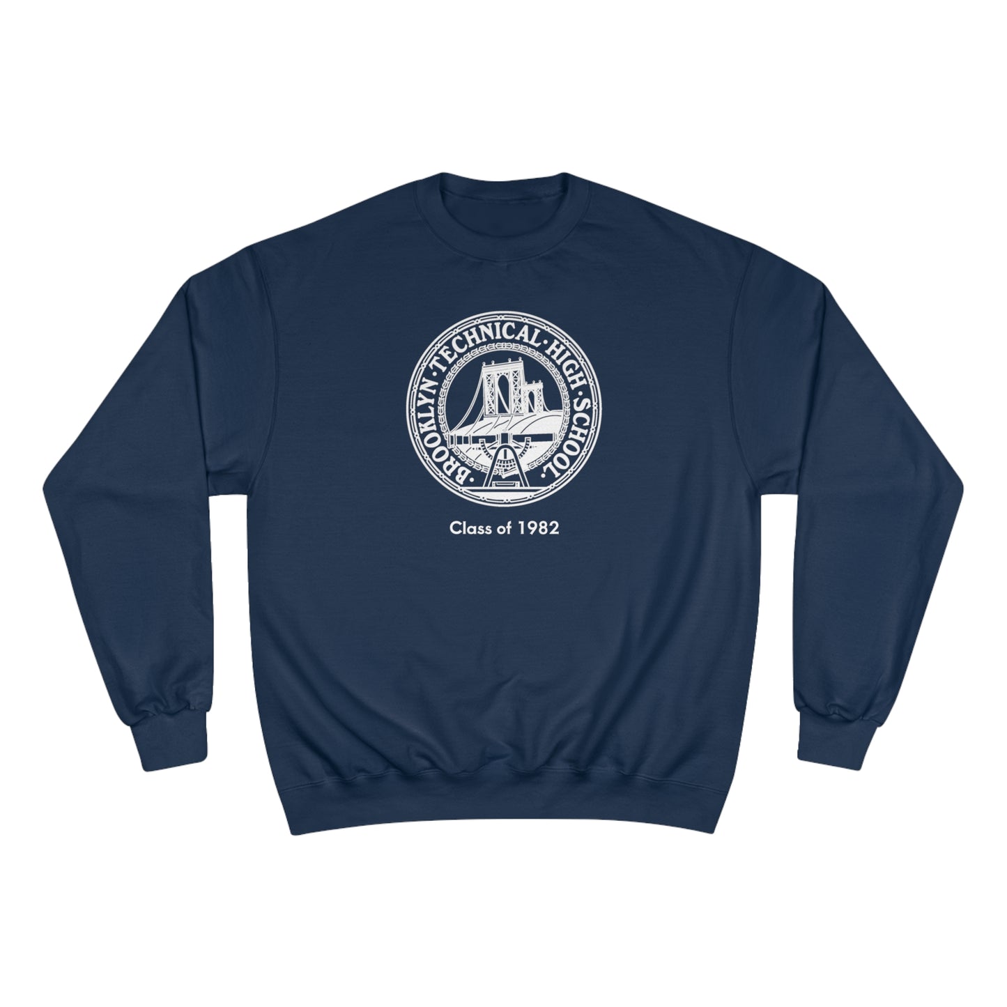 Classic Tech Seal - Champion Crewneck Sweatshirt - Class Of 1982